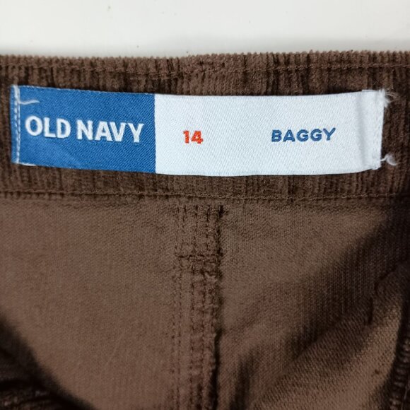 Old Navy Baggy Corduroy Cargo Pants Womens Size 14 - Picture 3 of 10